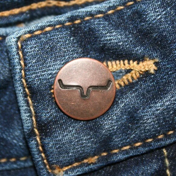 Kimes Ranch Sarah Jeans Blue High Rise Bootcut Size 8/36 NWT - Picture 9 of 13